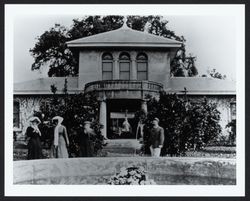 Facade of Villa Pompeii at Asti or Sbarboro House, Italian Swiss Colony