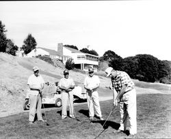 Teeing off at Petaluma Golf and Country Club