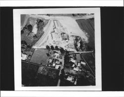 Aerial views of St. Vincent's High School, Petaluma, California, 1961
