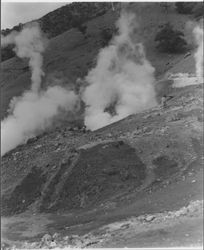 View of geysers