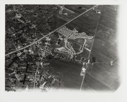 Aerial view of Cotati and Rohnert Park, California, 1961