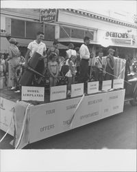 Various groups in the Fourth of July Parade, Petaluma, California, 1955