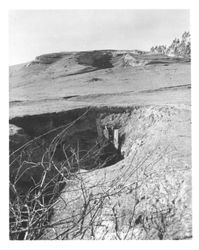 View of the Roblar Mining Company site, Sonoma County, California, about 1945