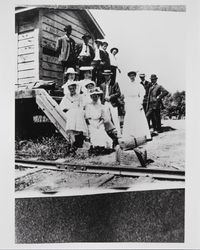 Waiting for the train in Trenton