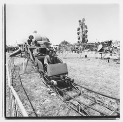 Carnival rides at the Sonoma-Marin Fair, Petaluma, California, 1978