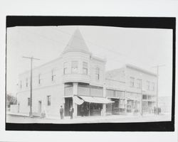 Unidentified Sonoma County commercial building, about 1880s or 1890s