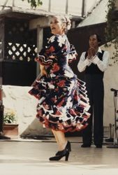Flamenco dancer at the Sonoma County Fair, Santa Rosa, California, 1986