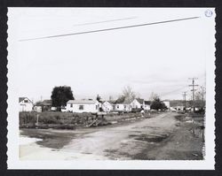 Looking at the northwest corner of Ditty Road heading north on Hardies Lane