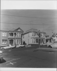 Kentucky Street at intersection with Mary, Petaluma, California, 1960