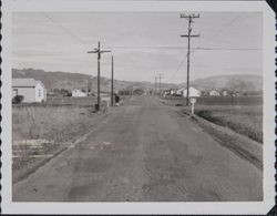 Intersection of Scenic Avenue and Langner Avenue, Santa Rosa, California, January 26, 1958