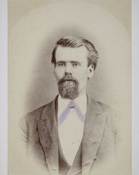 Portrait of an unidentified young man taken in the 1880s