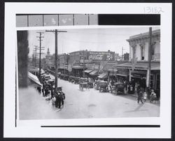 Main Street, looking southwest at Washington Street, Petaluma