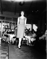 Fashion show at El Rancho, Santa Rosa, California, 1961