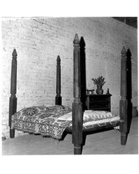 Views of the living quarters at the Petaluma Adobe, Petaluma, California, about 1967