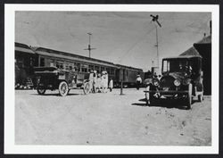 Meeting a train at the Kenwood station