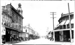 Main St. looking north, Petaluma, California