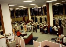 Views of the reading room after remodeling