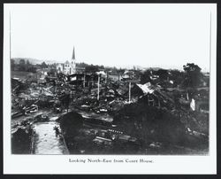 Looking northeast from the Court House