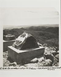 Daughters of the Golden West monument, Mount St. Helena