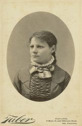 Portrait of an unidentified young woman