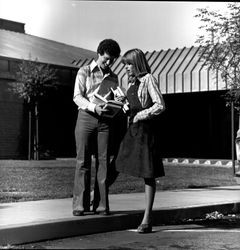 Mattei Brothers men's and women's fashions modeled amongst the bicycles at Sonoma State