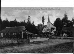 Fourth Street, Guerneville, looking towards Highland Park