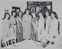 FFA Sweetheart 1982 contestants at the Sonoma County Fair, Santa Rosa, California