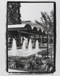 Fountains of Courthouse Square, Santa Rosa, California, 1968