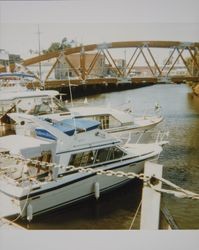 Balshaw Pedestrian Bridge, Petaluma, California, about 1990