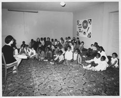 Story hour at the library on Exchange Avenue in Moose Hall annex