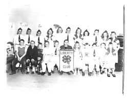 Members of the Liberty 4-H Club, Petaluma, California, 1949