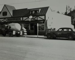 Guerneville Street and Russian River Gas Co., Second Street, Guerneville, California, 1948