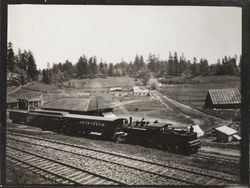 Passenger train at the Occidental station