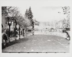 Streets of Guerneville during flood of Dec. 1937