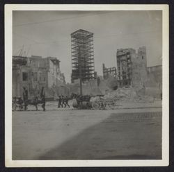 Aftermath of the San Francisco 1906 Earthquake, San Francisco, California