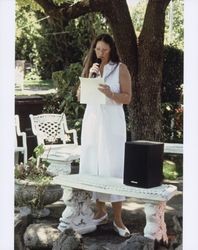 Petaluma Museum docent luncheon at the Riddle home, 416 G Street, Petaluma, California, June 18, 2002