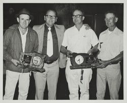 Fair Personnel award winners at the Sonoma County Fair, Santa Rosa, California, July 15, 1956