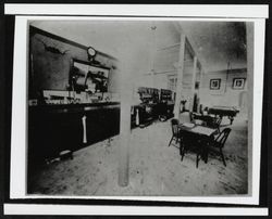 Interior views of unidentified saloons of Petaluma