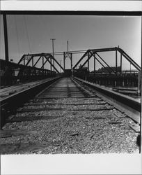 Railroad bridge south of Petaluma, California, 1963