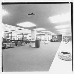 Lobby of the Bank of Sonoma County, Sebastopol, California, 1971