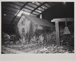 Old Mission at the Hall of Flowers at the Sonoma County Fair, Santa Rosa, California, 1969