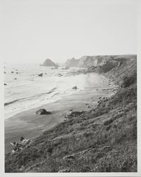 Beach just north of mouth of Russian River