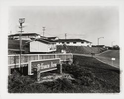 New homes on Monte Verde Drive in St. Francis Acres, Santa Rosa, California, 1962