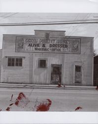 Grossi Poultry Market, 414 East Washington Street , Petaluma, California, in the 1930s