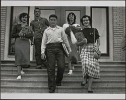 Petaluma High School students, class of 1957, 201 Fair Street, Petaluma, California