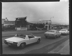 Aftermath of the Friedman Hardware Store fire, Petaluma, California, January 2, 1978