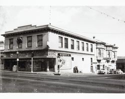 Miller Building and the McCune Block, Petaluma, Califormia, about 1954