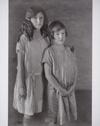 Portrait of Aletha J. Pendleton and Georgina M. Pendleton in Petaluma, California, 1920s