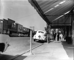 Looking north on Main Street, Sebastopol, California, about 1962