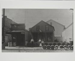 Kelley Oil Company and residence of Charles A. Kelley, Petaluma, California, 1908